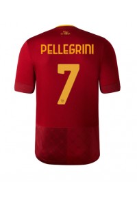 AS Roma Lorenzo Pellegrini #7 Fotballdrakt Hjemme Klær 2022-23 Korte ermer